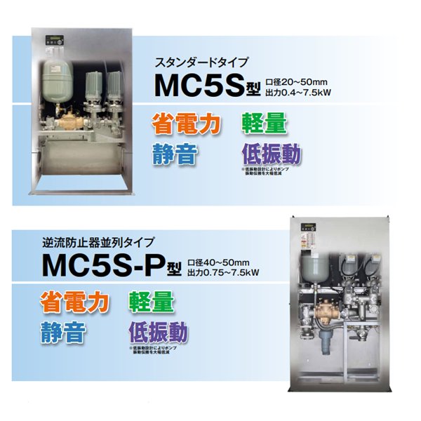 TERAL泰拉爾直連供水增壓泵MC5S-2020-0.75S2D