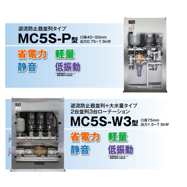 TERAL泰拉爾直連供水增壓泵MC5S-2020-0.75S2D