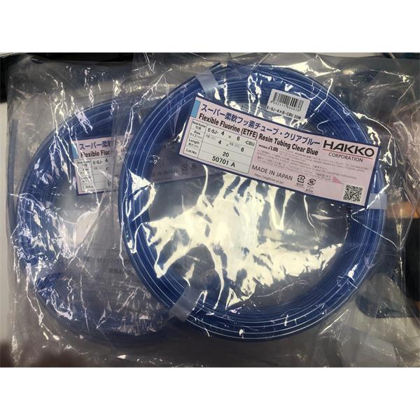 日本HAKKO八光噴墨打印機軟管柔性氟ETFE樹脂管黑色E-SJ-8×12-BK