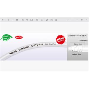 日本HAKKO八光柔性氟素 ETFE 樹脂軟管E-BTO-6×8